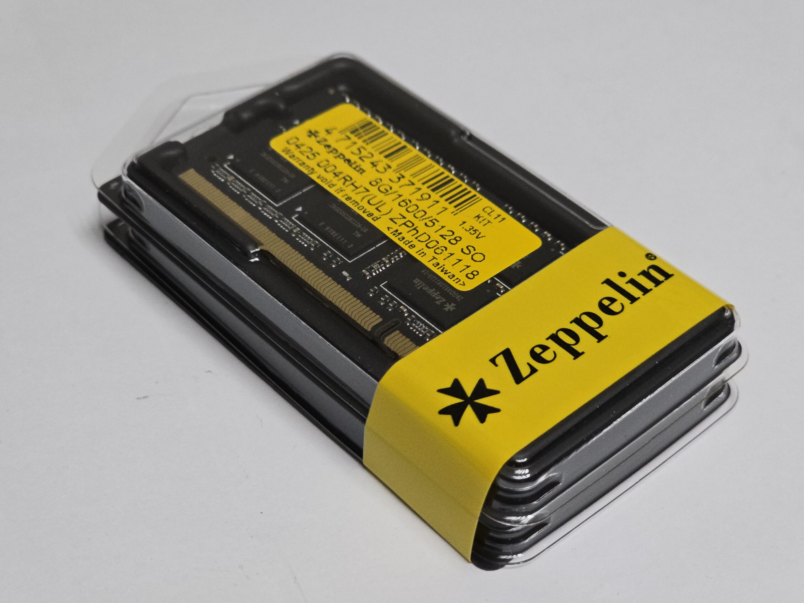 MEMORIE SODIMM Zeppelin DDR3 16GB frecventa 1600 MHz, (kit 2 x 8GB), retail "ZE-SD3-16G1600-KIT"