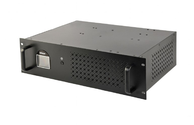 UPS GEMBIRD Line Interactive cu Sinusoida Simulata, rackabil, 2000VA/ 1200W, AVR, 3 x socket IEC + 2 x Schuko, display LCD, 2 x baterie 12V/9Ah, con. USB, 3.4U, "UPS-RACK-2000" (timbru verde 11 lei)