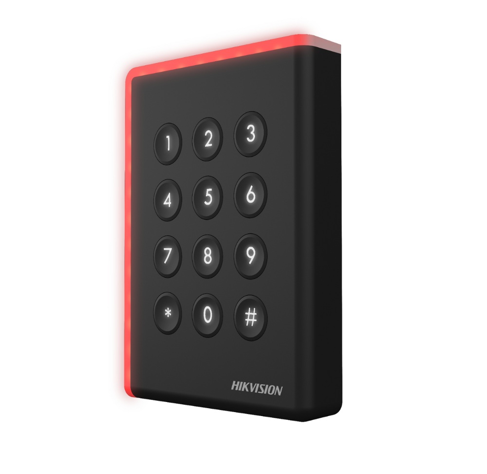 CITITOR CARD CU TASTATURA RS-485, "DS-K1108AMK" (timbru verde 0.18 lei)