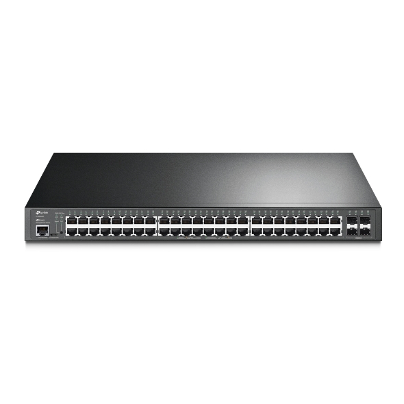 SWITCH TP-LINK L2 Managed 52-Port Gigabit L2+ Managed Switch with 48-Port PoE+, carcasa metalica, rackabil "SG3452P" (timbru verde 2 lei)