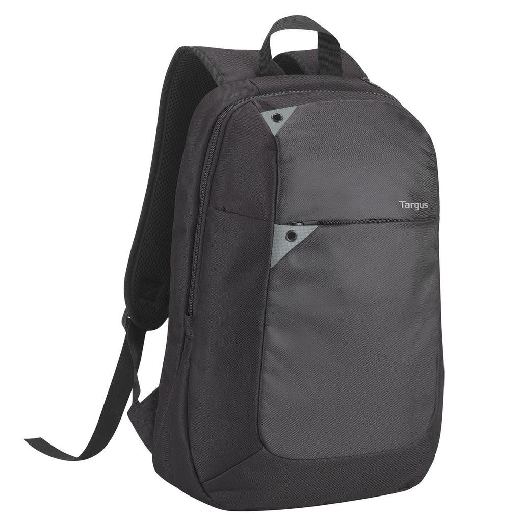 RUCSAC Targus Laptop Intellect, pentru laptopuri de 15.6", capacitate 16 litri, material poliester, dimensiuni: 30.5 x 11 x 42.5 cm, greutate 0.47 kg, negru/gri "TBB565GL"