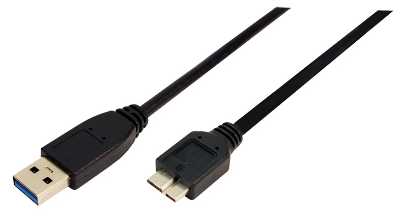 CABLU alimentare si date LOGILINK, USB 3.0 (T) la Micro-USB 3.0 (M), 1m, negru, "CU0026" (timbru verde 0.08 lei)