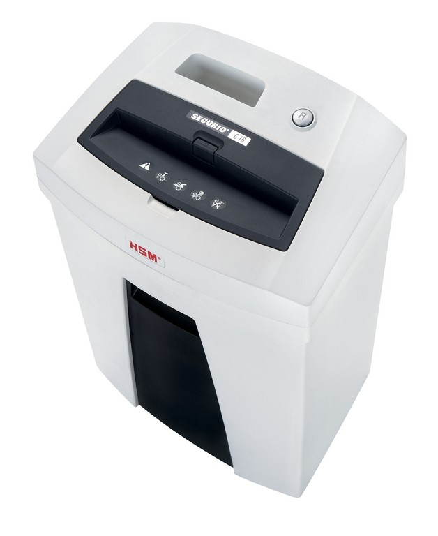 Distrugator documente manual HSM Securio C16, 6-7 coli, cross cut (4 x 25mm), securitate 4 "H-1902111" (timbru verde 11 lei)
