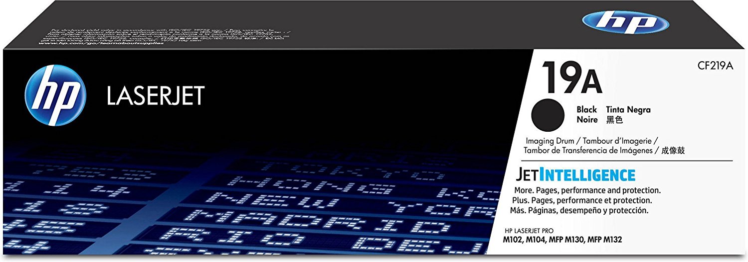 Drum Unit Original HP Black, nr.19A, pentru LJ Pro M102A|LJ Pro M102W|LJ Pro M130A|LJ Pro M130FN|LJ Pro M130FW|LJ Pro M130NW, 1K, (timbru verde 0.8 lei), "CF219A"