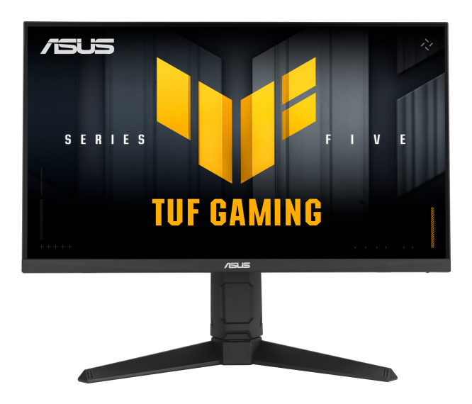 Monitor Asus TUF VG259QMRL5A, 24.5", Fast IPS, Full HD, HDMI, DisplayPort, G-SYNC compatible, AMD FreeSync Premium, Boxe, Pivot, 310Hz, 0.3m, Negru, 90LM0BQ0-B01O71 "VG259QMRL5A" (timbru verde 7 lei)