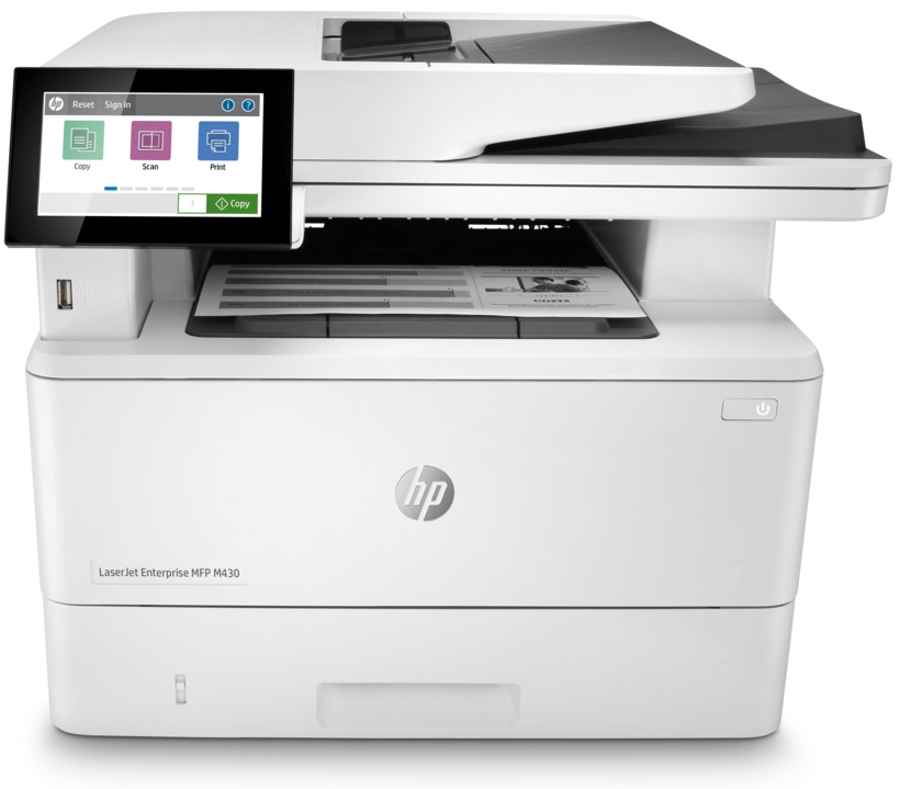 Multifunctional Laser Mono HP MFP M430f, A4, Functii: Impr., Viteza de Printare Monocrom: 38ppm, Viteza de printare color: , Conectivitate:USB|Ret, Duplex:Da, ADF:DADF(timbru verde 11 lei) "3PZ55A"