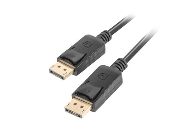 CABLU video SPACER, DisplayPort (T) la DisplayPort (T), 1.5m, rezolutie maxima 4K (3840 x 2160) la 60 Hz, negru, "SPVC-DPM-DPM-4K60-1.5" (timbru verde 0.18 lei)