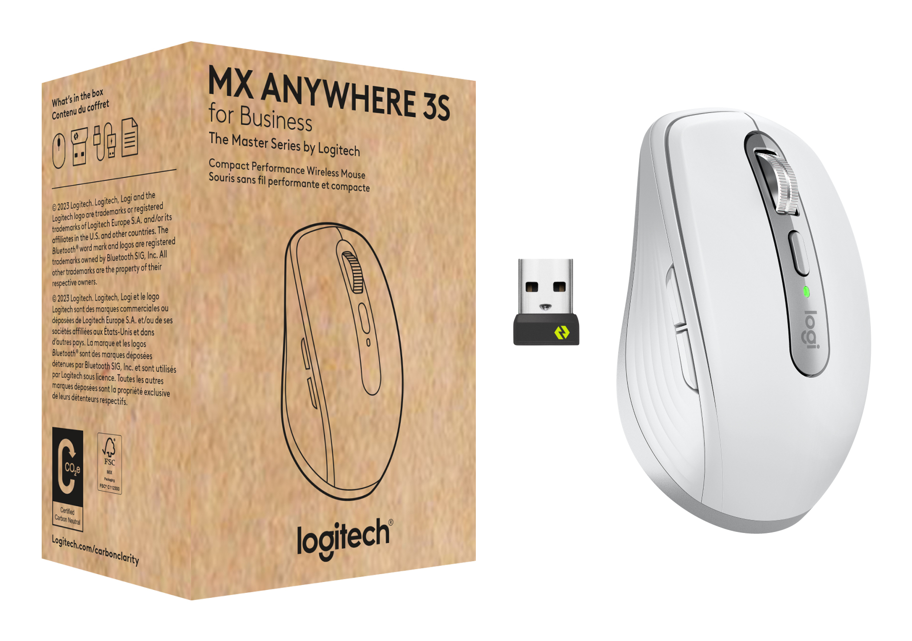 MX ANYWHERE 3S FOR BUSINESS/PALE GREY - EMEA28-935 "910-006959" (timbru verde 0.18 lei)