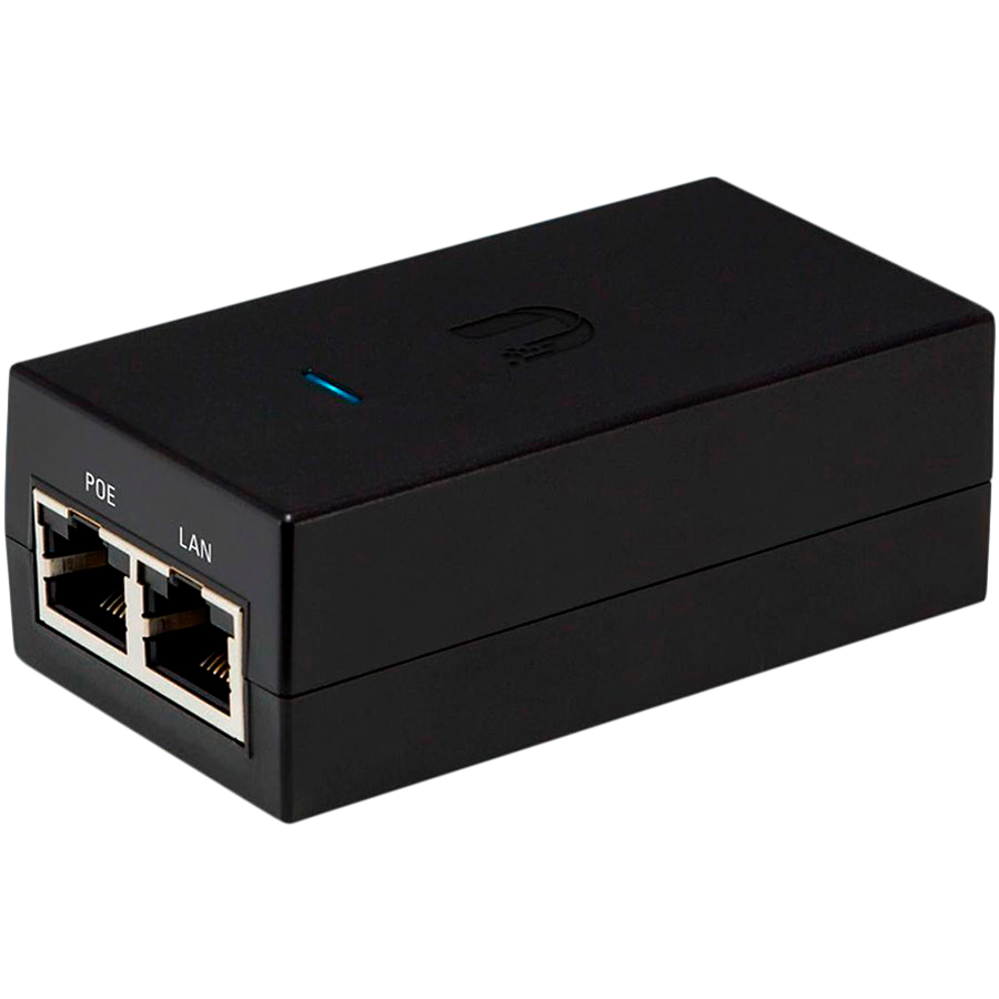 Ubiquity POE Injector, 24VDC, 30W, EU "POE-24-30W-EU" (timbru verde 2 lei)