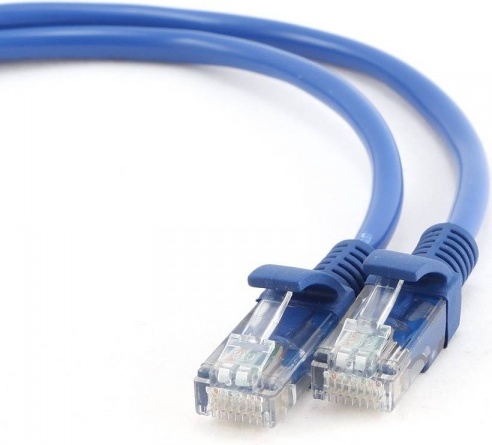 PATCH CORD UTP GEMBIRD Cat5e, cupru-aluminiu, 5 m, albastru, AWG26, "PP12-5M/B"/ 45505694 (timbru verde 0.18 lei)