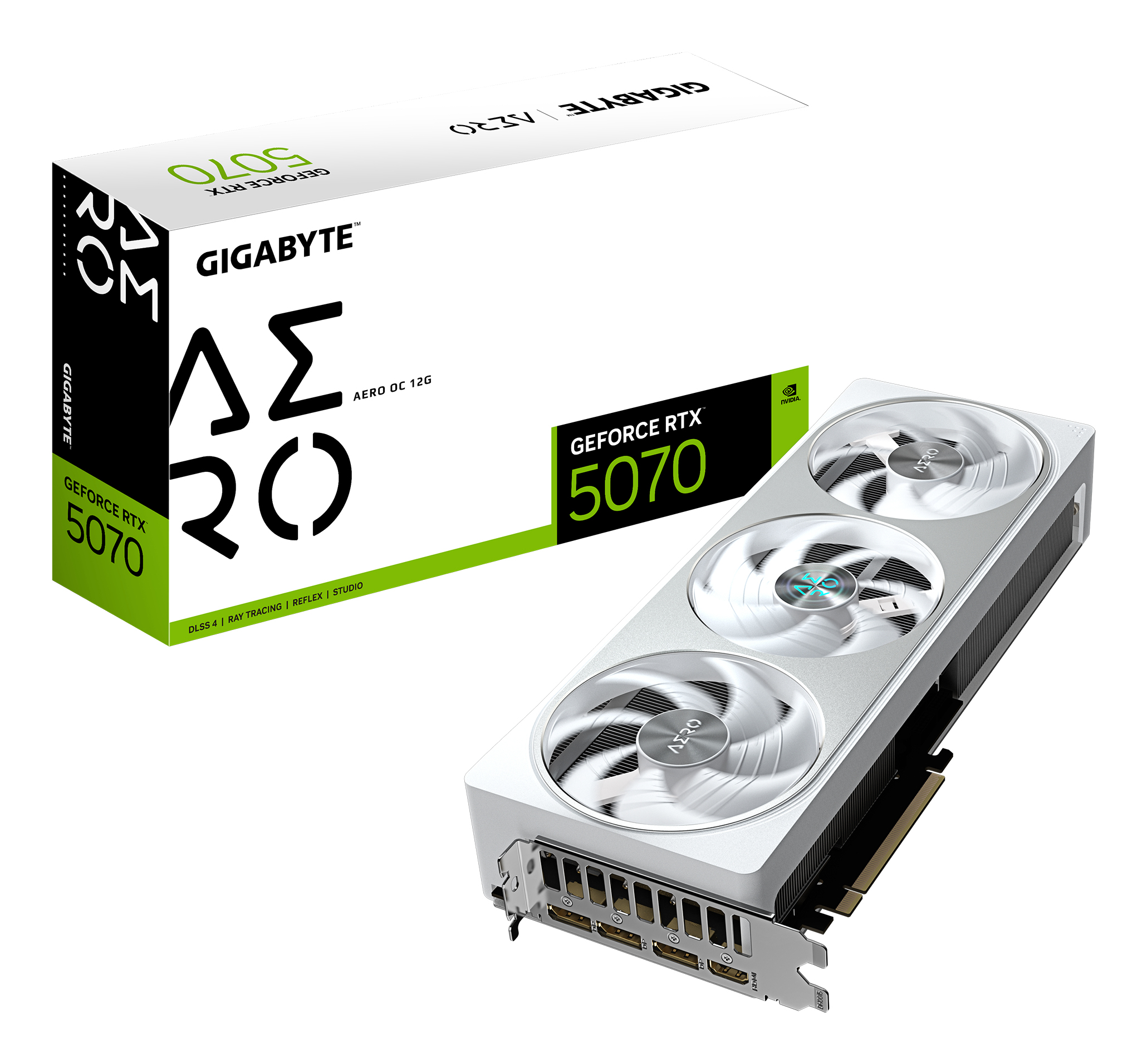 VGA GIGABYTE RTX 5070 AERO OC 12GB "GV-N5070AERO OC-12GD"