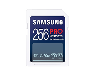 Card memorie PRO Ultimate 256GB, Class 10, UHS-I U3, V30 + Adaptor USB "MB-SY256SB/WW" (timbru verde 0.03 lei)