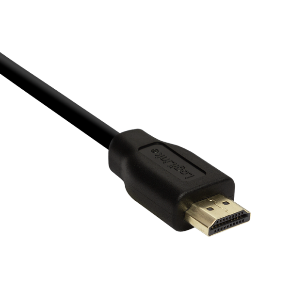 CABLU video LOGILINK, HDMI (T) la HDMI (T) 1.4, 0.2m, conectori auriti, rezolutie maxima 4K (3840 x 2160) la 30 Hz, plastic, dublu ecranaj, negru, "CH0076" (timbru verde 0.18 lei)