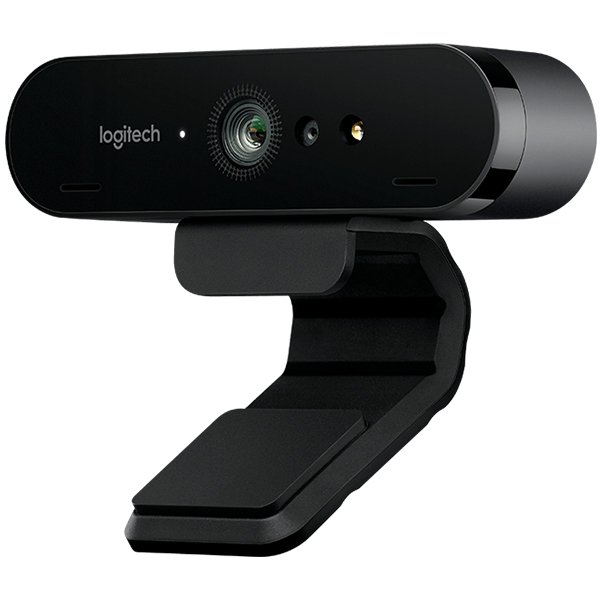 CAMERA web LOGITECH BRIO 4k, 4K UHD rez 3840 x 2160, USB 3.0, microfon, negru, "960-001106" (timbru verde 0.18 lei)