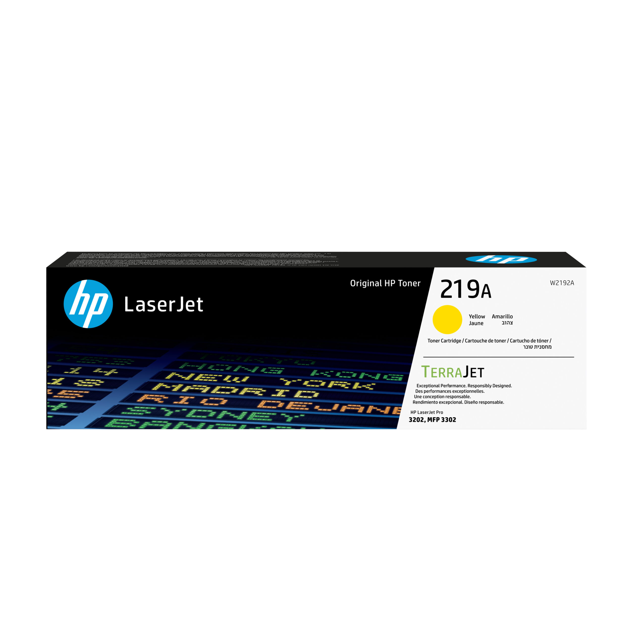 Toner Original HP Yellow, nr.219A, pentru LJ Pro 3201|3204|3288|3302, 1.2K, incl.TV 1.2 RON, "W2192A"