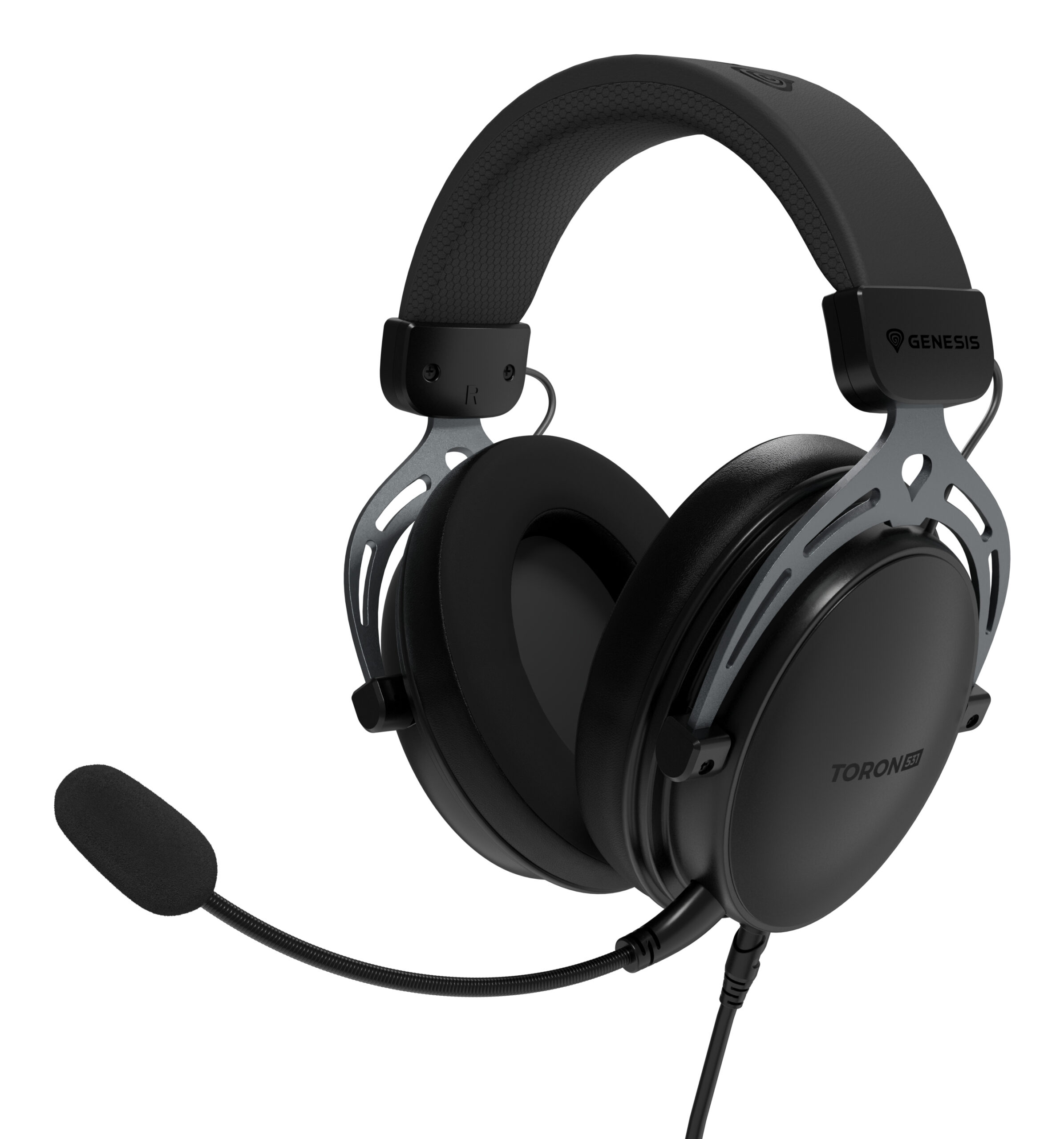 Casti cu fir Genesis Toron 531 negru "NSG-2117" (timbru verde 0.18 lei)