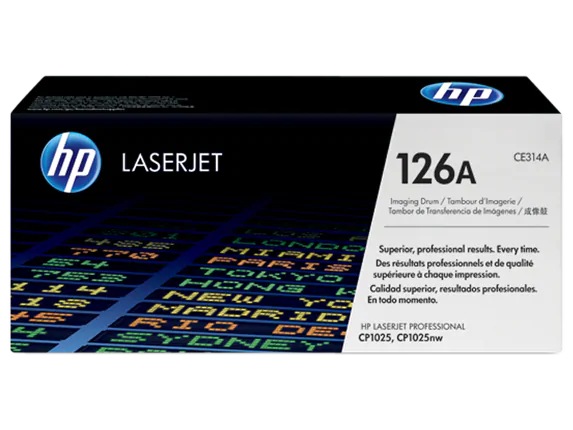 Drum Unit Original HP Black/Color, nr.126A, pentru LaserJet M175|CP1025|M275|M176, 14K/Negru si 7K/ Color, (timbru verde 0.8 lei), "CE314A"