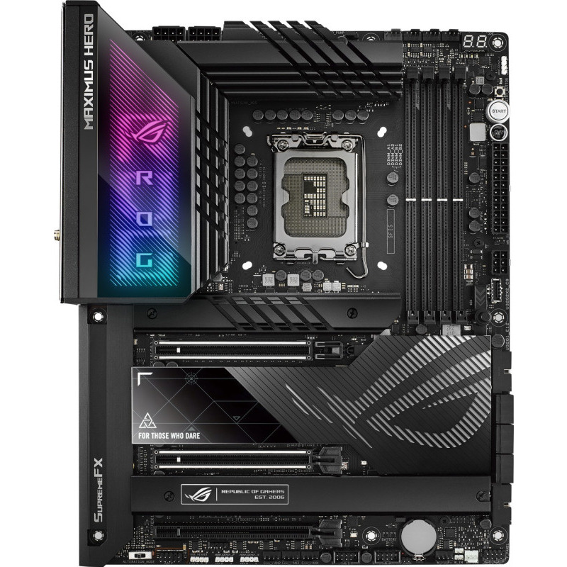 Placa de baza ASUS ROG MAXIMUS Z790 HEROLGA1700, Z790, USB3.2 GEN 2 MB "ROG MAXIMUS Z790HERO"