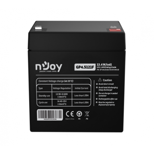 ACUMULATOR NJOY GP4.5121F 12V "BTVACDUEATD1FCW01B" (timbru verde 0.5 lei)