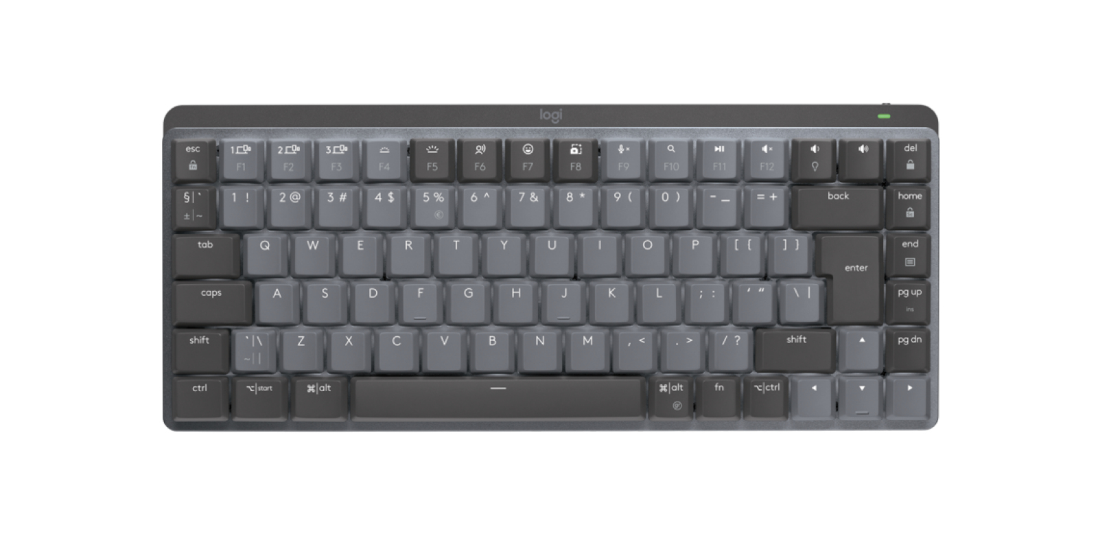 Tastatura MX MECHANICAL Mini, USB, Gray "920-010782" (timbru verde 0.8 lei)