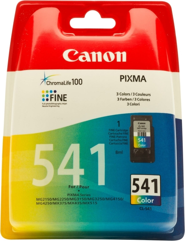 Cartus Cerneala Original Canon Color, CL-541, pentru Pixma MG2150|MG2250|MG3150|MG3250|MG3550|MG3650|MG4150|MG4250|MX375|MX395|MX435|MX455|MX475, 180, (timbru verde 0.15 lei), "BS5227B005AA"