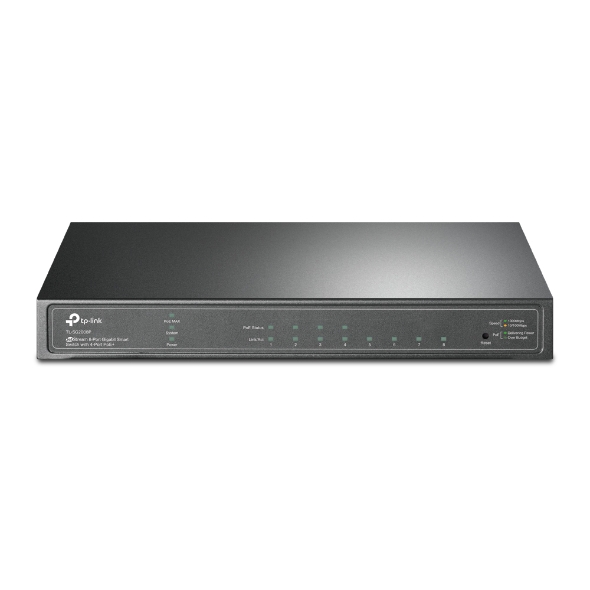 SWITCH PoE TP-LINK 8 porturi Gigabit (4 PoE+), IEEE 802.3at/af, carcasa metalica "SG2008P" (timbru verde 2 lei)