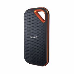 SSD. extern SANDISK EXTREME PORTABLE, 4TB, USB 3.2 Type-C, R/W: 2000/2000 MB/s, negru, "SDSSDE81-4T00-G25" (timbru verde 0.18 lei)