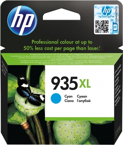 Cartus Cerneala Original HP Cyan, nr.935XL, pentru OfficeJet Pro 6830, , (timbru verde 0.15 lei), "C2P24AE"
