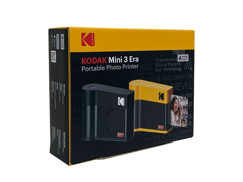 Camera foto instant Mini Shot 3 ERA Kodak Black/1.7" LCD/10MP/4PASS "KOCAMMS300B" - imagine 2
