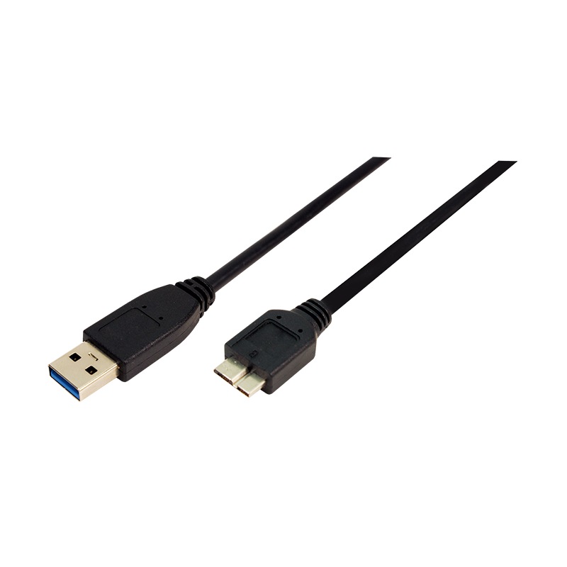 CABLU alimentare si date LOGILINK, USB 3.0 (T) la Micro-USB 3.0 (M), 3m, negru, "CU0028" (timbru verde 0.18 lei)