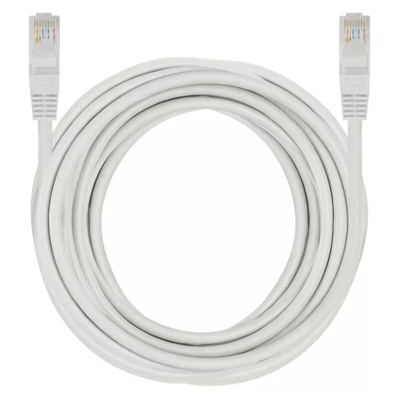 PATCH CORD UTP SPACER Cat6, cupru-aluminiu, 5 m, alb, AWG26, "SPPC-UTP-CAT6-5M" (timbru verde 0.18 lei)