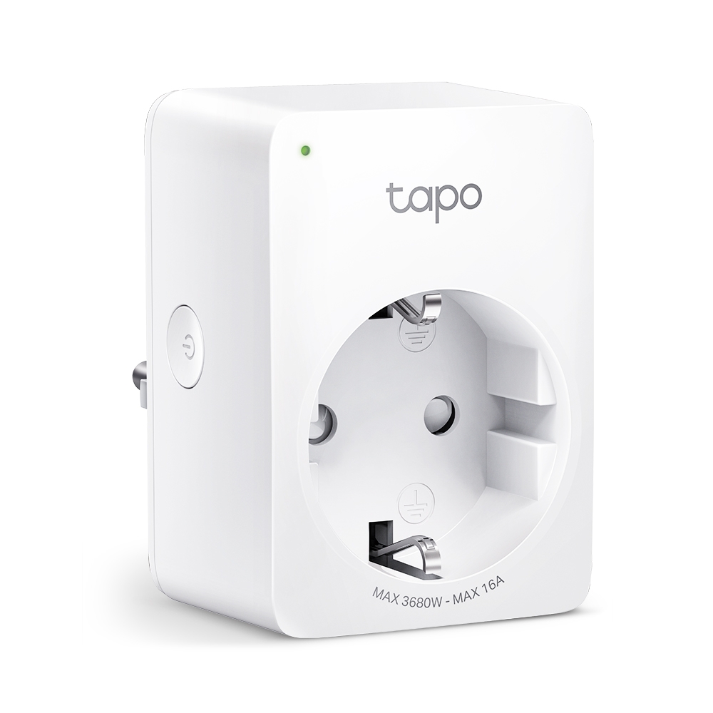 PRIZA inteligenta TP-LINK, Schuko x 1, cu monitorizarea energiei, conectare prin Schuko (T), 16 A, programare prin smartphone, Bluetooth, WiFi, alb "Tapo P110(2-pack)" (timbru verde 0.18 lei)