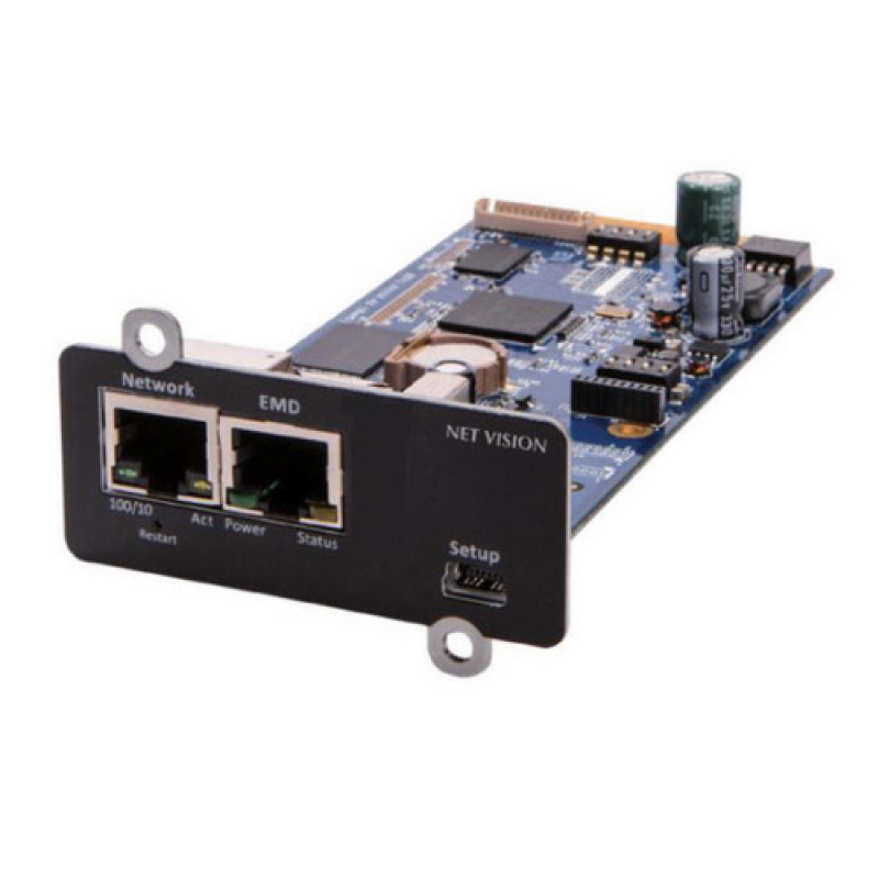 UPS- accesorii Socomec  NET-VISION8CARD,Card retea management UPS , Pt seriile NETYS PR, NETYS RT, ITYS "NET-VISION8CARD"