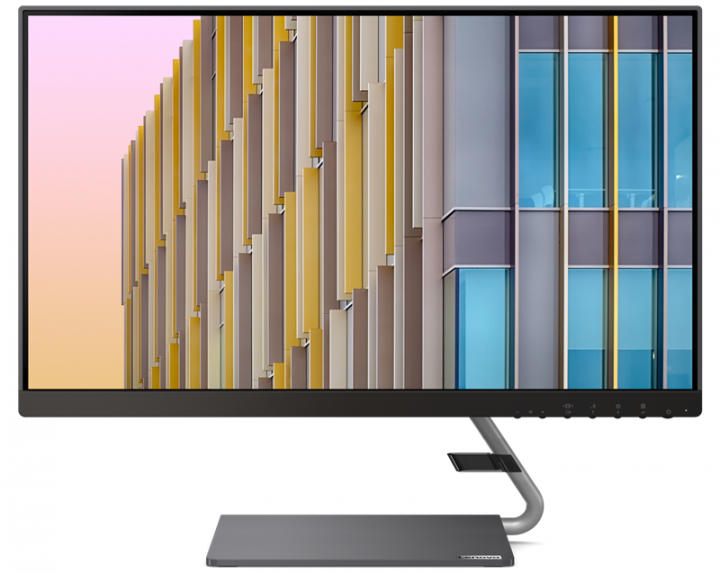 MONITOR Lenovo 23.8 inch, home | office, IPS, WQHD (2560 x 1440), Wide, 300 cd/mp, 6 ms, HDMI | DisplayPort, "66A8GAC6EU" (timbru verde 7 lei)