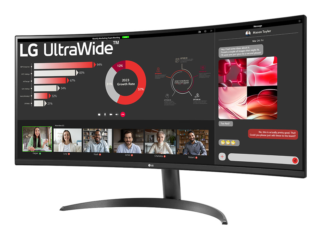 MONITOR 34" LG 34WR50QK-B.AEU"34WR50QK-B.AEU" - imagine 2