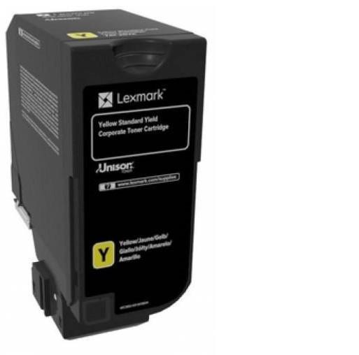 Toner Original Lexmark Yellow, 74C2SYE, pentru CS720|CS725|CX725, 7K, (timbru verde 1.2 lei) , "74C2SYE"