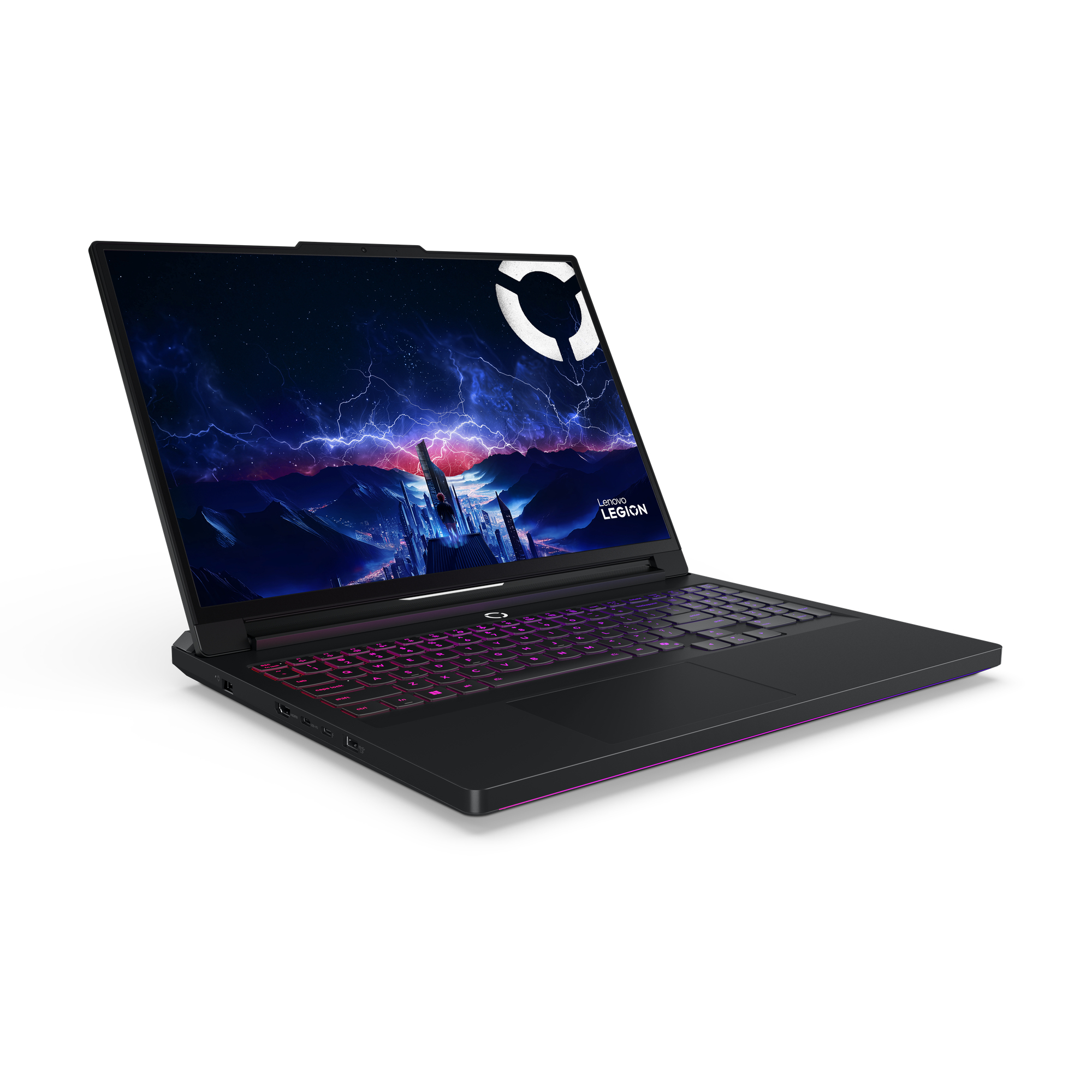 Gaming 16 Legion Pro 7 16IAX10H, WQXGA OLED 240Hz G-Sync, Procesor Intel® CoreTM Ultra 9 290HX Plus, 32GB DDR5 CSODIMM, 1TB SSD, GeForce RTX 5080 16GB, No OS, Eclipse Black, 3Yr Onsite Premium Care "83F500RARM" - imagine 2