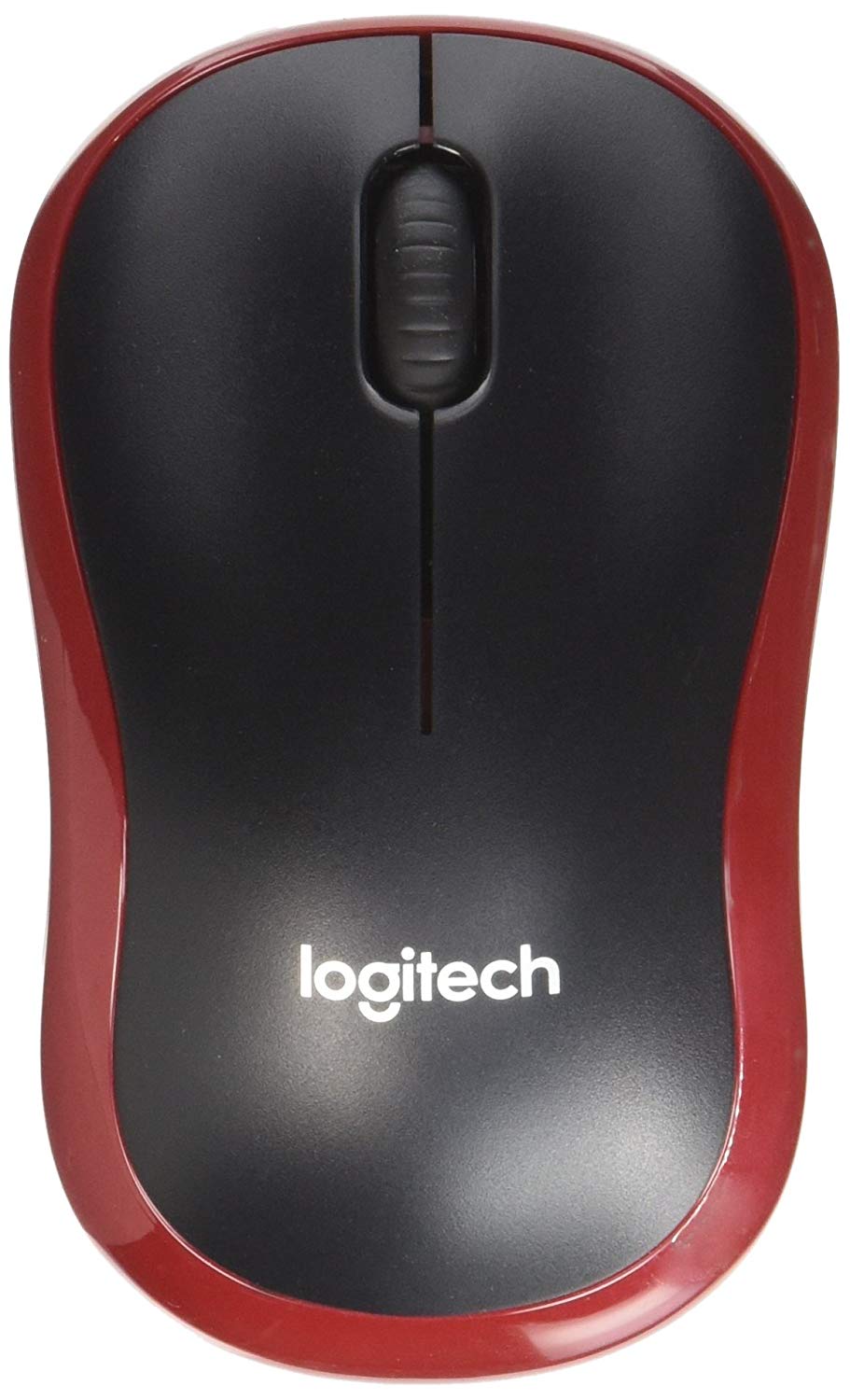 MOUSE LOGITECH wireless, 1000dpi, 3 butoane, 1 rotita scroll, "M185", red, "910-002237" (timbru verde 0.18 lei)