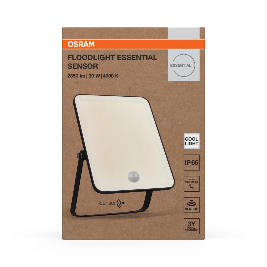 FL ESSENTIAL SENSOR 30W 840 BK OSRAM "000004099854430138"