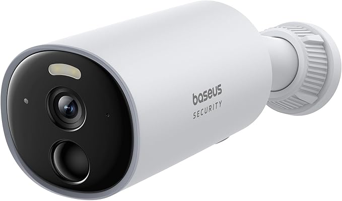 CAMERA IP Exterior Baseus B1, 2K QHD 2304 x 1296, acumulator integrat durata viata pana la 210 zile, unghi pana la 145 grade, IP67, dist. IR 30 m, tip lentila fixa 3 mm, 3 Mpx, wireless, mic, plastic, slot SD card, "S0SV002130" (timbru verde 0.8 lei)