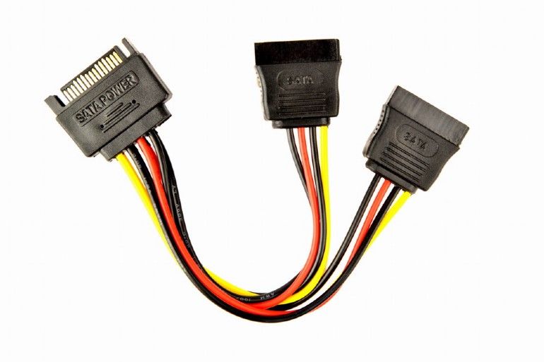Cablu Alimentare splitter SATA, 0.15 m, Gembird "CC-SATAM2F-01" (timbru verde 0.08 lei)