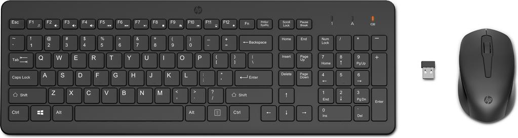 KEYBOARD +MOUSE WRL 330/COMBO 2V9E6AA HP, "2V9E6AA" (timbru verde 0.8 lei)
