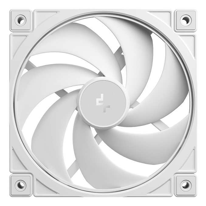 Ventilator DeepCool "FD12 WH V2", 120mm, 500 - 2500 RPM, hydro bearing, 79 cfm, 4-Pin PWM, alb, "R-FD12V2-WHNPN1-G" - imagine 2