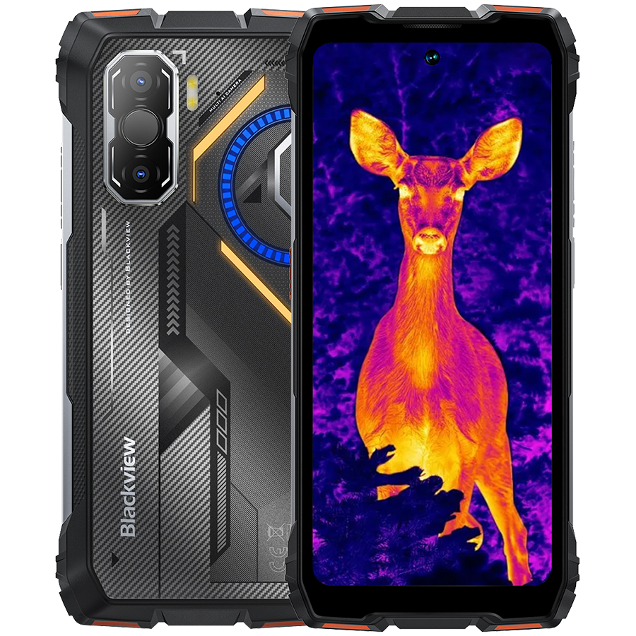 Blackview ROCK 3 LTE 6.78-inch FHD+ 2460x1080 120Hz 8+256GB MT Helio G100 Octa-Core 2.2GHz 50MP Front 108MP Rear Thermal imaging camera NFC FG MIL-STD-810H 10000mAh Wireless Charging Fingerprint Android 16 Or "BVROCK3_OR_EU"