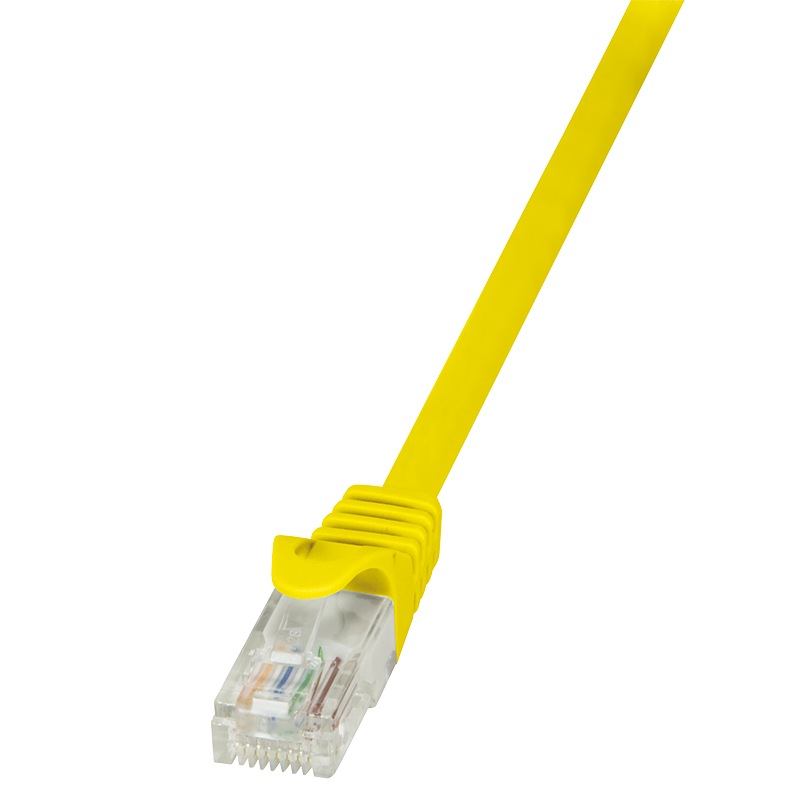 PATCH CORD UTP LOGILINK Cat6, cupru-aluminiu, 10 m, galben, AWG24, "CP2097U" (timbru verde 0.18 lei)
