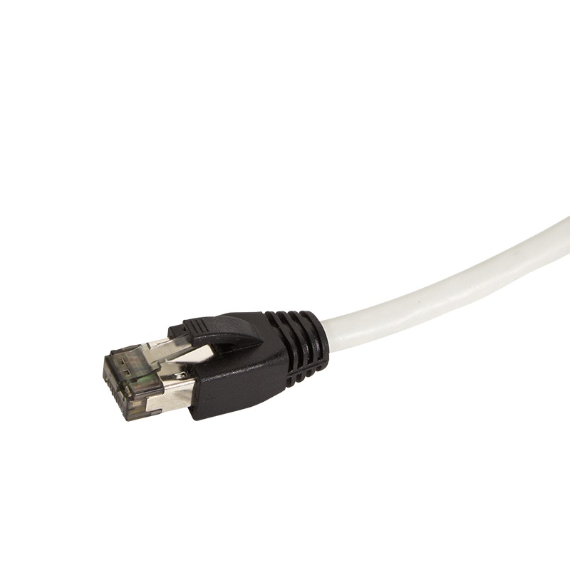 PATCH CORD S/FTP LOGILINK Cat8.1, LSZH, cupru, 10 m, gri, AWG26, dublu ecranat "CQ8092S" (timbru verde 0.18 lei)
