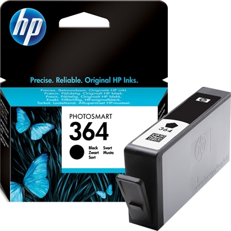 Cartus Cerneala Original HP Black, nr.364, pentru DJ3070|3250|OJ5510|5514|5515|6510|7510, , (timbru verde 0.15 lei), "CB316EE"