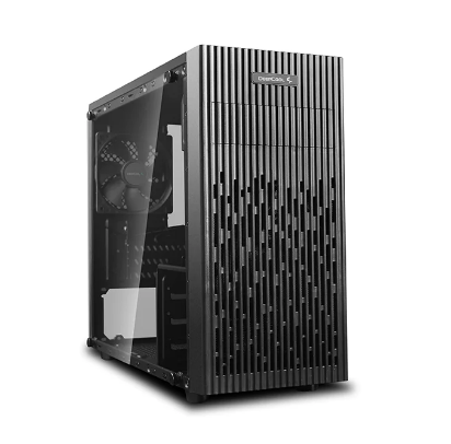 CARCASA DEEPCOOL MATREXX 30, Mini Tower mATX, fara sursa, sticla securizata, 1 x fan, USB 2.0 x 1, USB 3.0 x 1, Jack 3.5mm x 2, mesh, "DP-MATX-MATREXX30" (timbru verde 0.08 lei)