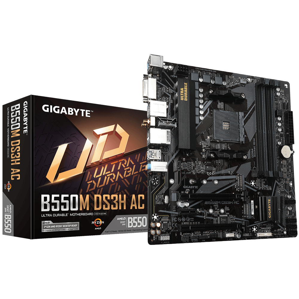 MB GB B550M DS3H AC AM4 DDR4 "B550M DS3H AC"