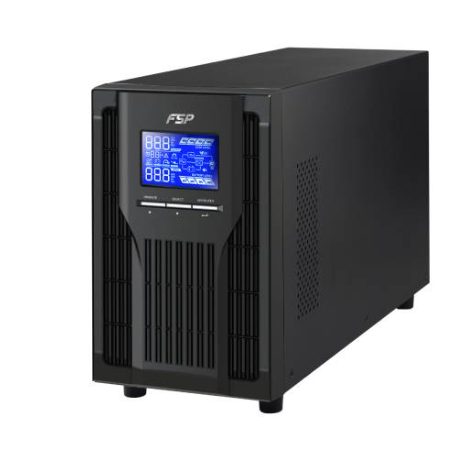 UPS FORTRON Online cu Sinusoida Pura, tower, 3000VA/ 2700W, AVR, 4 x socket IEC, display LCD, 6xbaterie 12V/9Ah, con. USB, RS232, dubla conversie,"Champ 3K Tower""PPF24A1807" (timbru verde 40 lei)